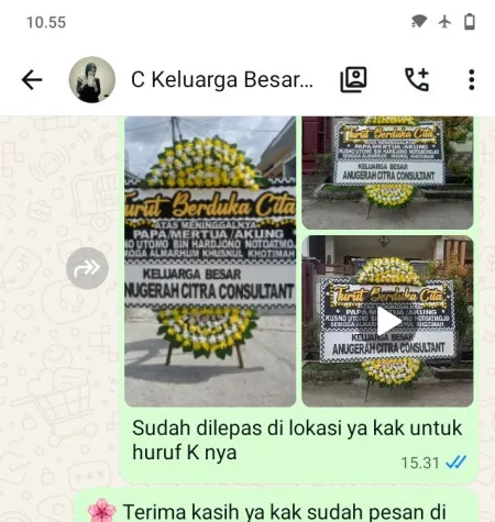 Pengiriman Papan Bunga Duka Gading Serpong