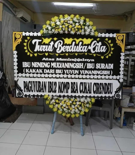 Papan Bunga Duka Gading Serpong